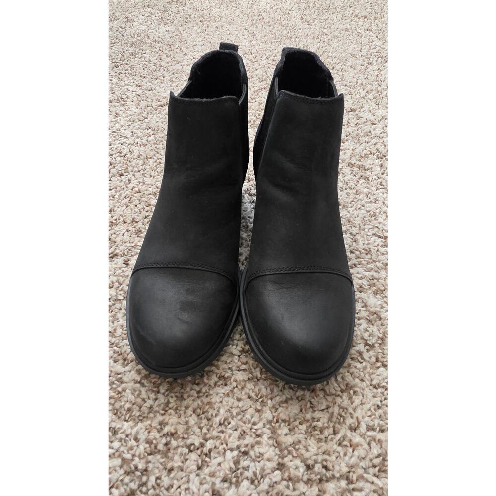 NEW Sorel Black Chelsea Ankle Boots Women’s Size 8.5 Pull-On  Waterproof Booties